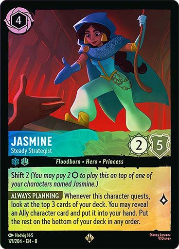 Jasmine - Steady Strategist (Cold Foil) - Con T de Tlacuache - Ravensburger