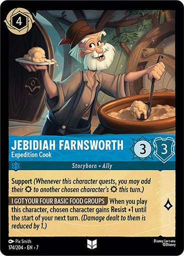 Jebidiah Farnsworth - Expedition Cook (Non - foil) - Con T de Tlacuache - Ravensburger