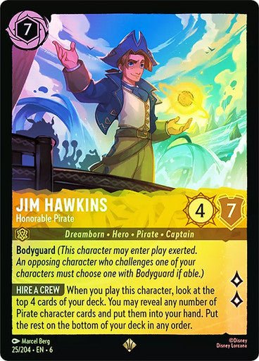 Jim Hawkins - Honorable Pirate ( Cold Foil ) - Con T de Tlacuache - Ravensburger