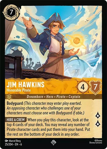 Jim Hawkins - Honorable Pirate ( Non - foil ) - Con T de Tlacuache - Ravensburger