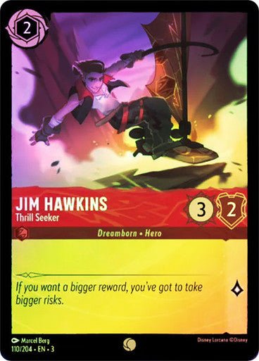 Jim Hawkins - Thrill Seeker (Cold Foil) - Con T de Tlacuache - Ravensburger