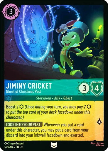 Jiminy Cricket - Ghost of Christmas Past (Cold Foil) | Ravensburger - Con T de Tlacuache - Ravensburger