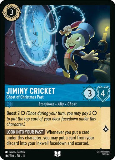 Jiminy Cricket - Ghost of Christmas Past (Non - foil) | Ravensburger - Con T de Tlacuache - Ravensburger