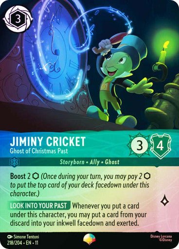 Jiminy Cricket - Ghost of Christmas Past (Rainbow Foil) | Ravensburger - Con T de Tlacuache - Ravensburger