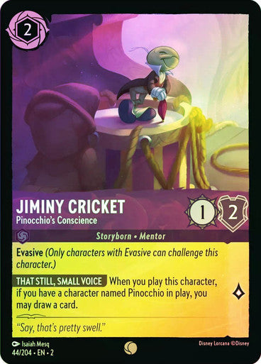 Jiminy Cricket - Pinocchio's Conscience (Cold Foil)