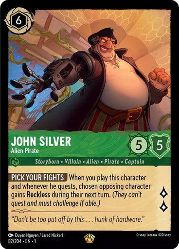 John Silver - Alien Pirate ( Non-foil )