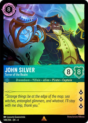 John Silver - Terror of the Realm ( Cold Foil ) | Ravesburger - Con T de Tlacuache - Ravensburger