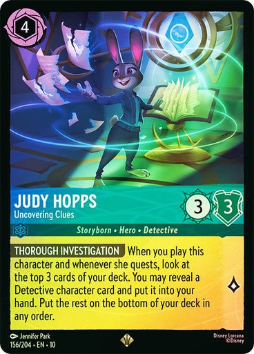 Judy Hopps (Cold Foil) - Con T de Tlacuache - Ravensburger