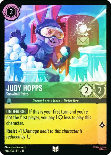 Judy Hopps (Cold Foil) | Ravensburger - Con T de Tlacuache - Ravensburger