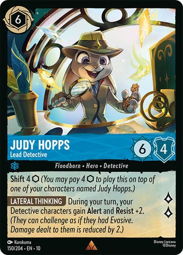 Judy Hopps (Non - foil) - Con T de Tlacuache - Ravensburger