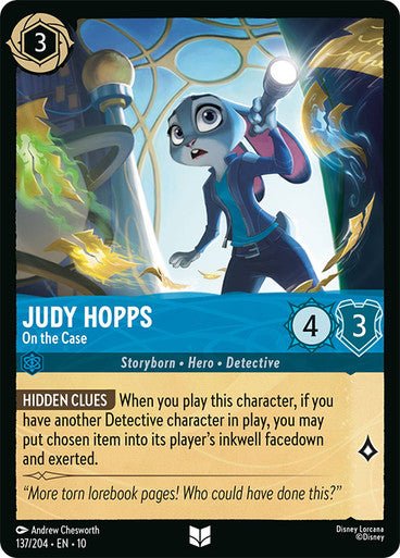 Judy Hopps (Non - foil) - Con T de Tlacuache - Ravensburger