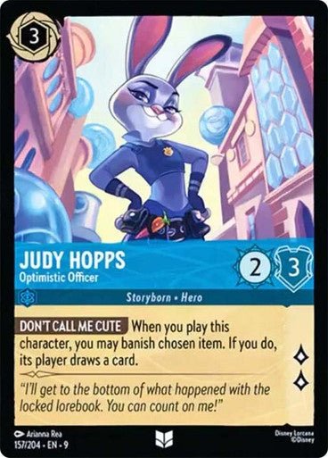 Judy Hopps - Optimistic Officer (Non - foil) - Con T de Tlacuache - Ravensburger