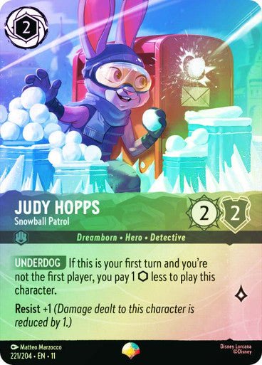 Judy Hopps (Rainbow Foil) | Ravensburger - Con T de Tlacuache - Ravensburger