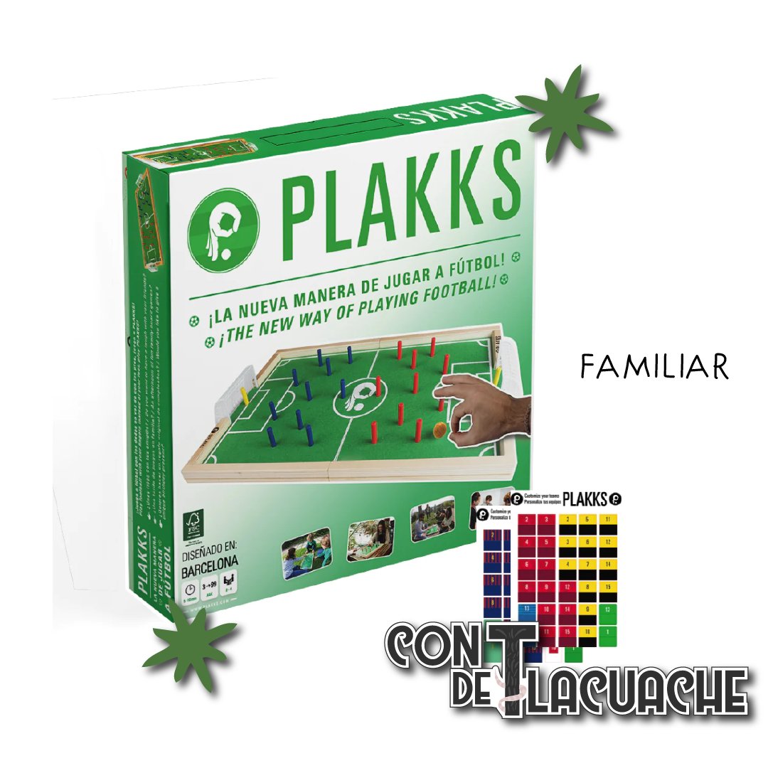 Juego de Mesa de Futbol | Plakks - Con T de Tlacuache - Plakks