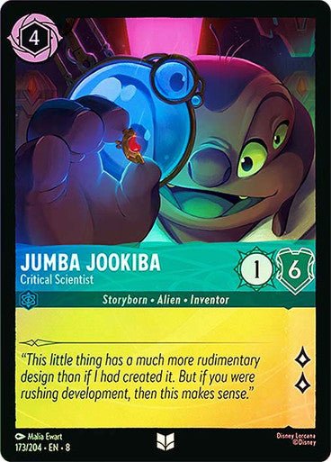 Jumba Jookiba - Critical Scientist (Cold Foil) - Con T de Tlacuache - Ravensburger