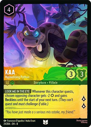 Kaa - Hypnotizing Python (Cold Foil) - Con T de Tlacuache - Ravensburger