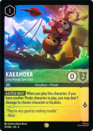 Kakamora - Long - Range Specialist ( Cold Foil ) - Con T de Tlacuache - Ravensburger