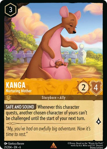 Kanga - Nurturing Mother ( Non - foil ) - Con T de Tlacuache - Ravensburger