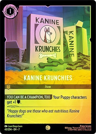 Kanine Krunchies (Cold Foil) - Con T de Tlacuache - Ravensburger