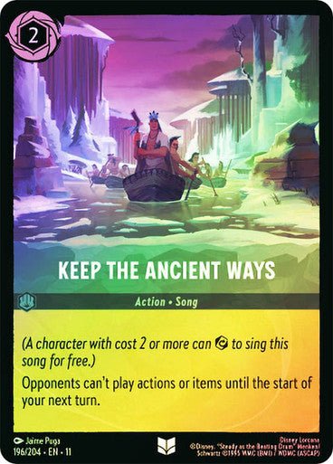 Keep the Ancient Ways (Cold Foil) | Ravensburger - Con T de Tlacuache - Ravensburger