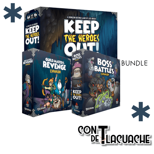 Keep The Heroes Out ! BUNDLE - Con T de Tlacuache - Delirium Games