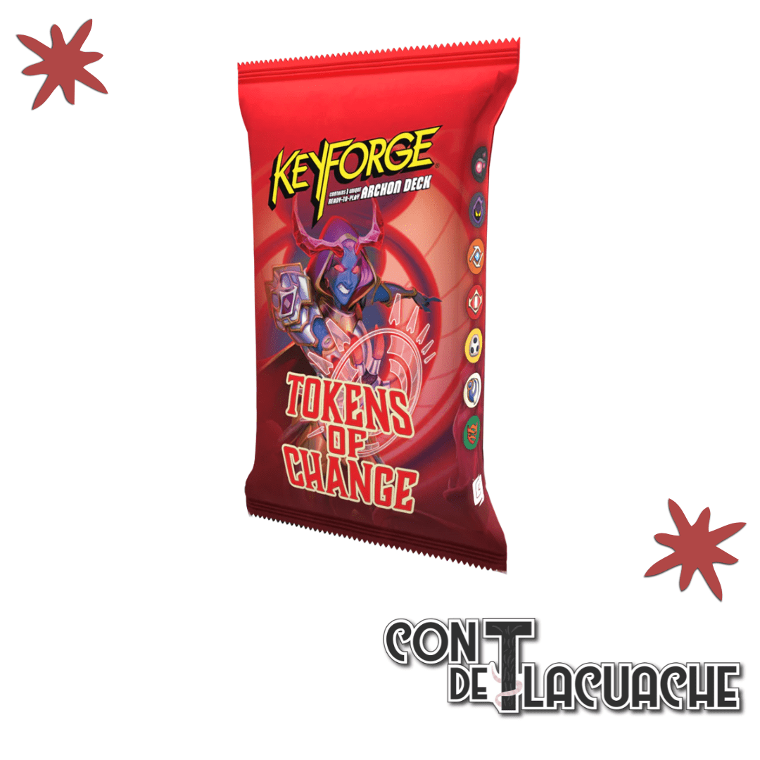 Keyforge Tokens of Change Archon Deck | GHOST GALAXY - Con T de Tlacuache - Con T de Tlacuache