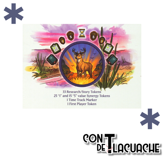 Keystone North America 2nd Edition Wooden Token Pack - Con T de Tlacuache - All Play
