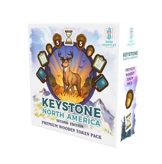 Keystone North America 2nd Edition Wooden Token Pack - Con T de Tlacuache - All Play