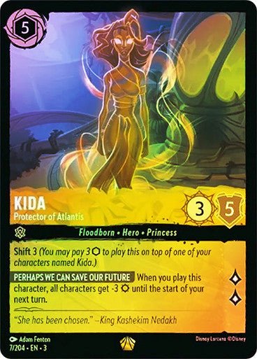 Kida - Protector of Atlantis (Cold Foil) - Con T de Tlacuache - Ravensburger