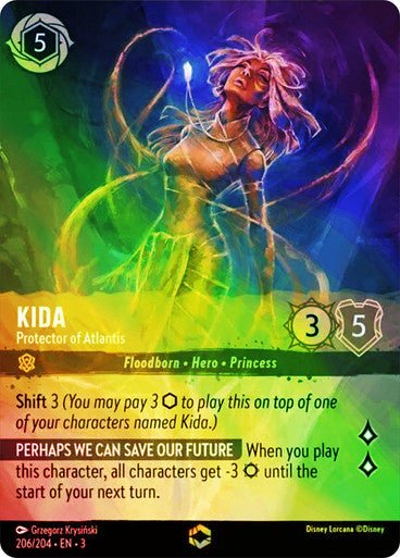 Kida - Protector of Atlantis (Inkwash Foil) - Con T de Tlacuache - Ravensburger