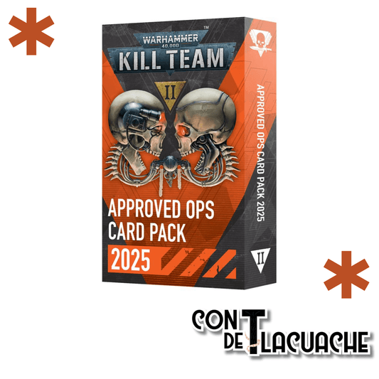 Kill Team Approved Ops Cards 2025 (Eng) | Games Workshop - Con T de Tlacuache - Games Workshop