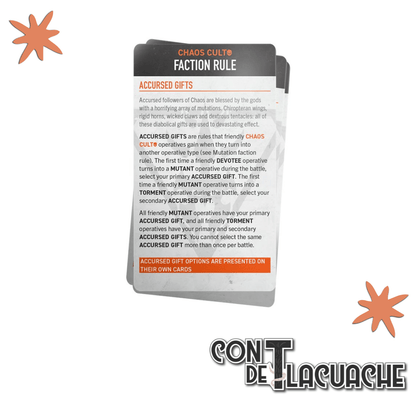 Kill Team Datacards Chaos Cult | Games Workshop - Con T de Tlacuache - Games Workshop