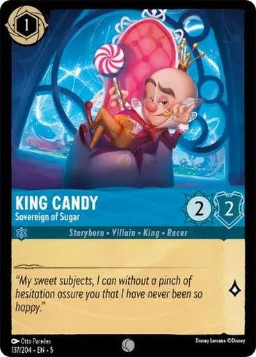 King Candy - Sovereign of Sugar (Non - foil ) - Con T de Tlacuache - Ravensburger