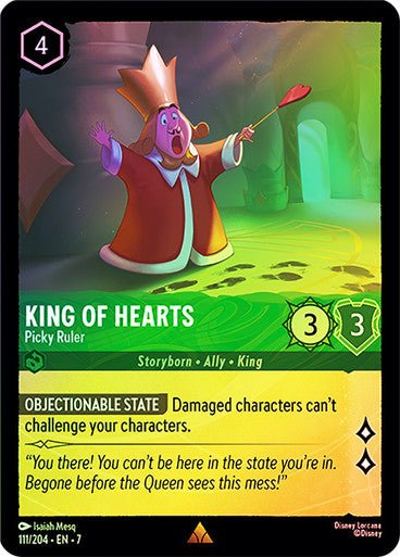 King of Hearts - Picky Ruler (Cold Foil) - Con T de Tlacuache - Ravensburger