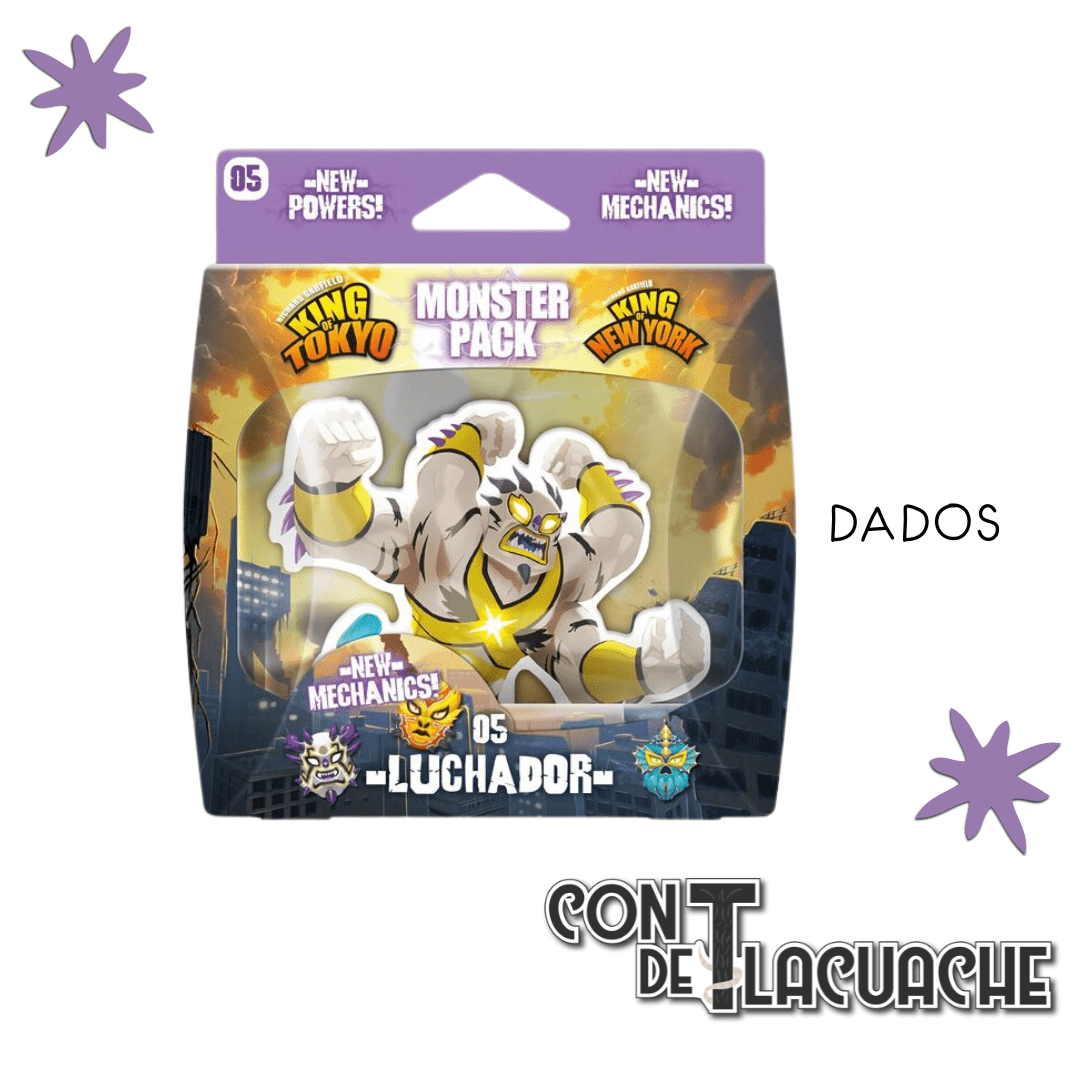 King of Tokyo Monster Pack LUCHADOR | Devir - Con T de Tlacuache - Devir