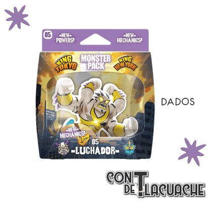 King of Tokyo Monster Pack LUCHADOR | Devir - Con T de Tlacuache - Devir