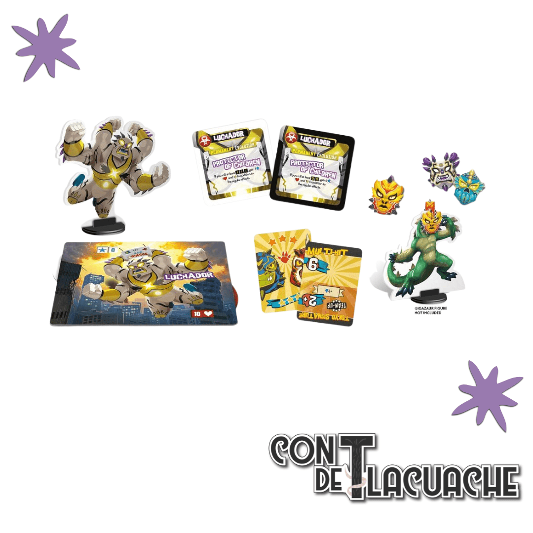 King of Tokyo Monster Pack LUCHADOR | Devir - Con T de Tlacuache - Devir