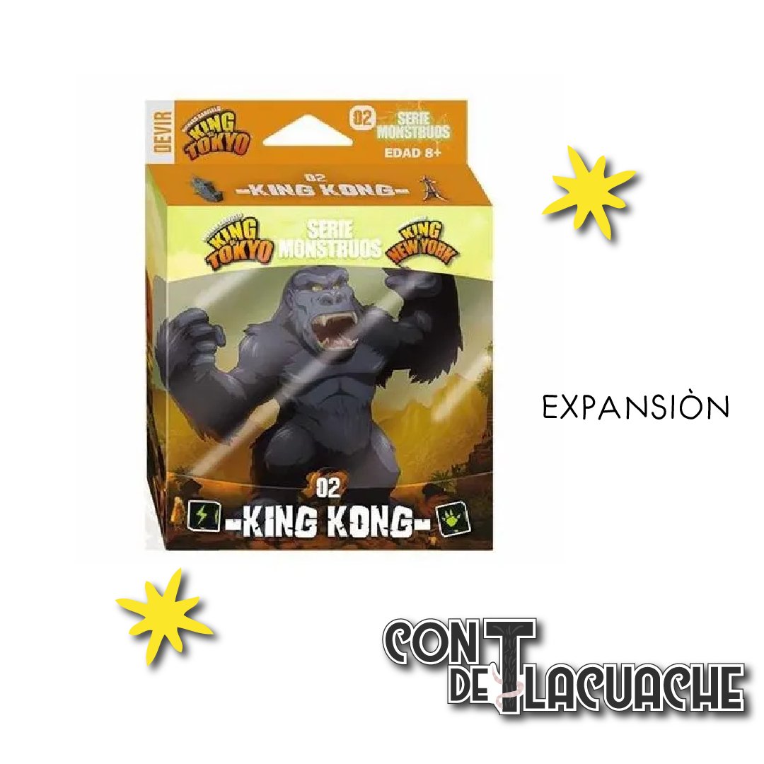 King of Tokyo / New York Expansión King Kong | Iello - Con T de Tlacuache - iello