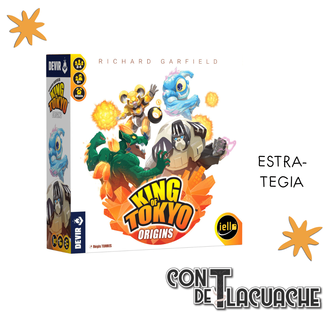 King of Tokyo Origins | Devir - Con T de Tlacuache - Devir