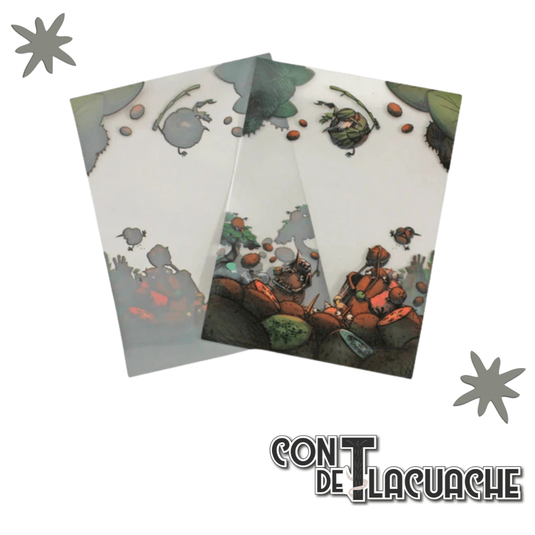 Kiwi Chow Down – Card Sleeves - Con T de Tlacuache - Draco Studios