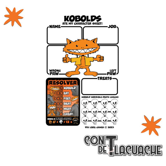 Kobolds Ate My Baby! (the Orange Book) | 9th Level Games - Con T de Tlacuache - 9th Level