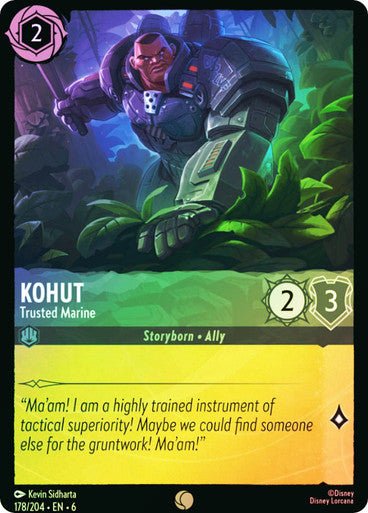 Kohut - Trusted Marine ( Cold Foil ) - Con T de Tlacuache - Ravensburger