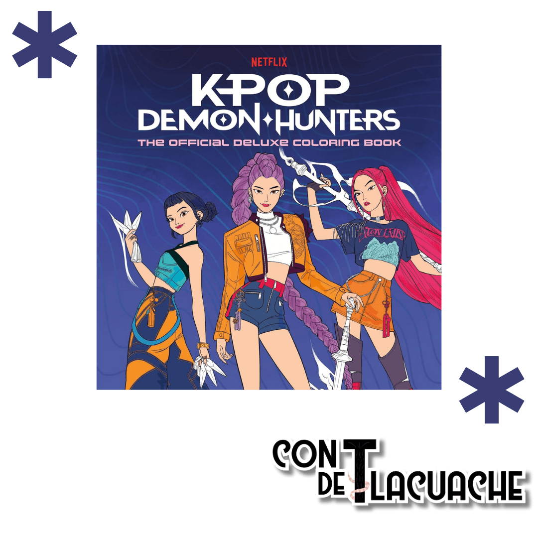 KPop Demon Hunters: The Official Deluxe Coloring Book | Random House Worlds - Con T de Tlacuache - Random House Worlds