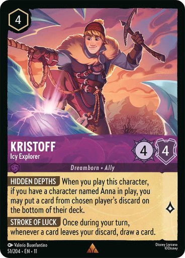 Kristoff (Non - foil) | Ravensburger - Con T de Tlacuache - Ravensburger