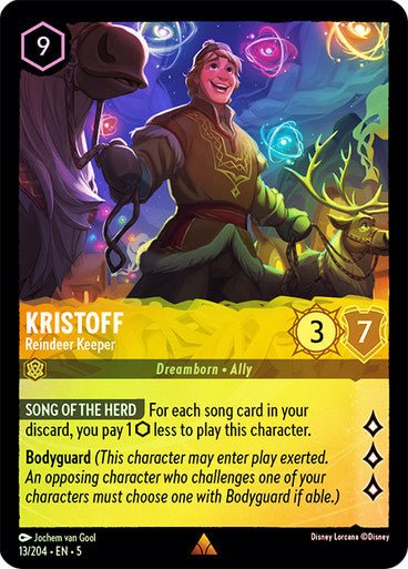 Kristoff - Reindeer Keeper (Cold Foil ) - Con T de Tlacuache - Ravensburger