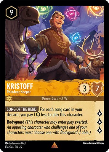 Kristoff - Reindeer Keeper (Non - foil ) - Con T de Tlacuache - Ravensburger