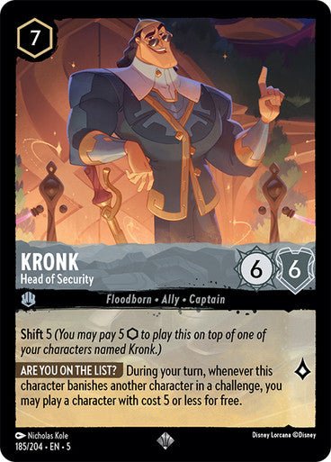 Kronk - Head of Security (Non - foil ) - Con T de Tlacuache - Ravensburger