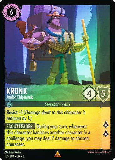 Kronk - Junior Chipmunk (Cold Foil) - Con T de Tlacuache - Ravensburger