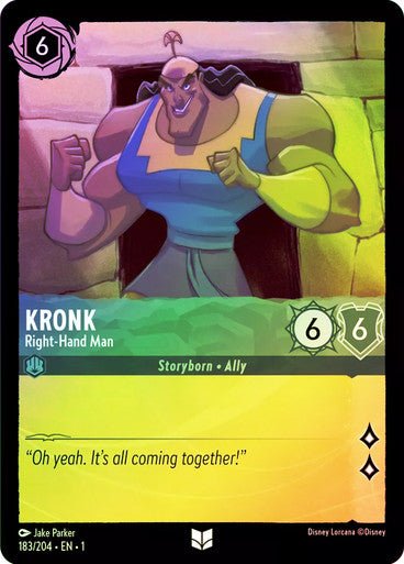 Kronk - Right - Hand Man ( Cold Foil ) - Con T de Tlacuache - Ravensburger