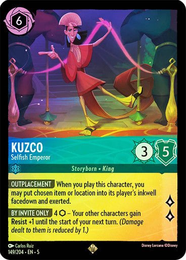 Kuzco - Selfish Emperor (Cold Foil ) - Con T de Tlacuache - Ravensburger